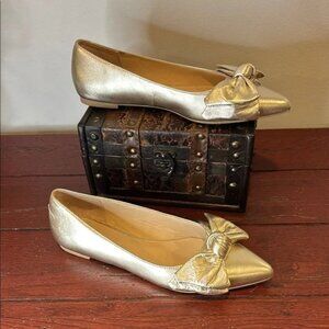 Jack Rogers Debra Bow Ballet Flats 9.5" - Like New
